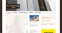 Desktop Screenshot of climbingzine.com